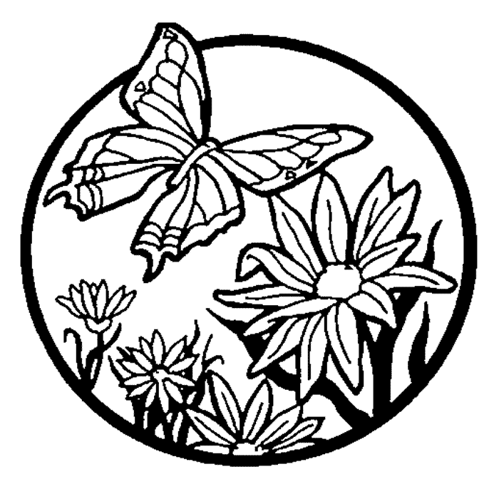 free coloring pages of flowers and butterflies. free coloring pages of flowers