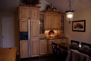 Kitchen Remodel with Custom Hutch Custom Hutch built with Semi-Custom Cabinets