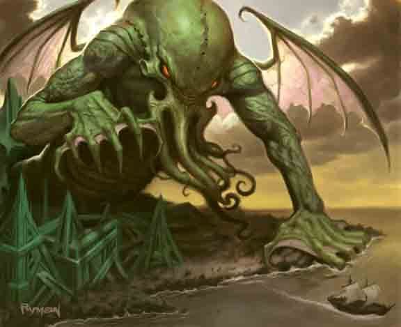 Cthulhu is portrayed as always being Dreaming Evil
