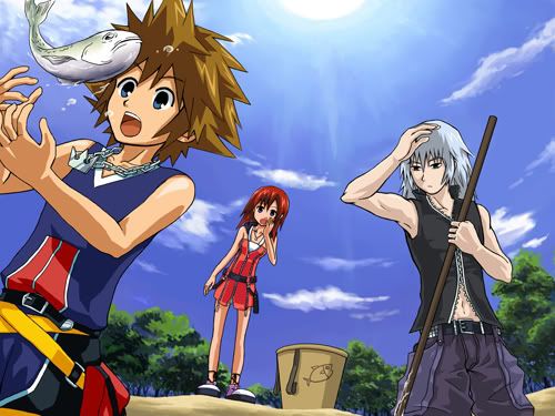 2_by_miracle70590.jpg Sora, Kairi, Riku image by Darkness_Sleeps_Within