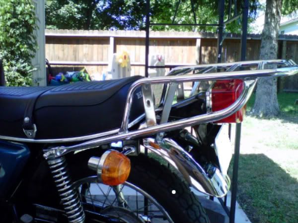 Honda cb360 luggage rack #5