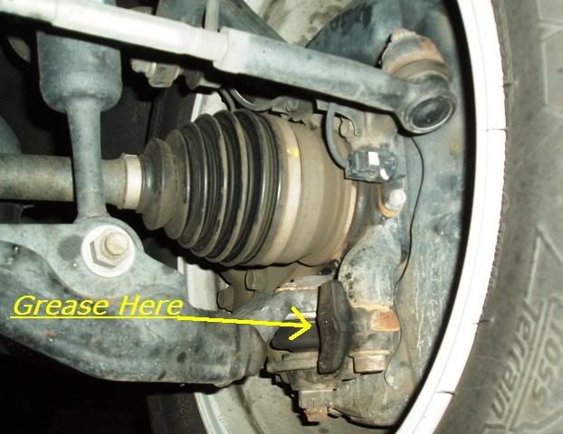 2007 Toyota tundra grease points