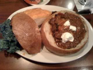 Claim Jumper Sourdough Chili Bowl