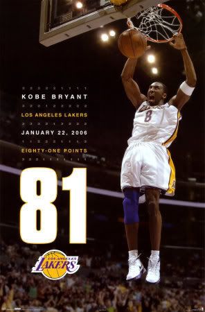 Kobe Bryant Poster. Kobe-Bryant---81-Points-Poster