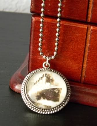 Handmade Titanic Necklace from Redhead Retro Jewelry