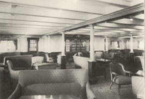 Photo of the Titanic's library