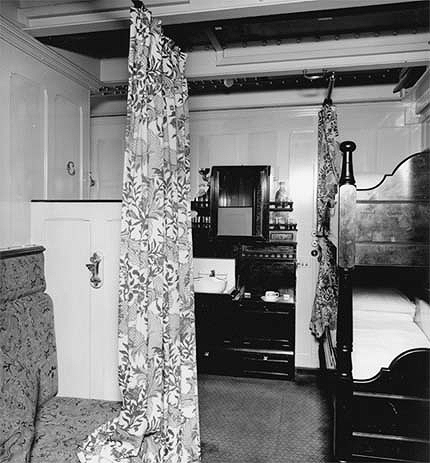 Second Class cabin on the Titanic