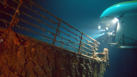 Finding the Titanic's wreck.