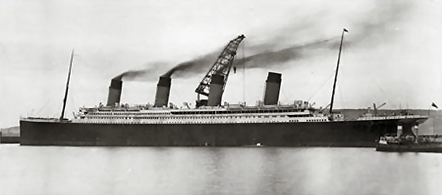 The Titanic, completed and ready.