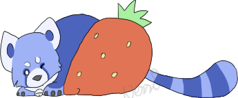 strawberry.png blue pandaaa picture by Nessi-