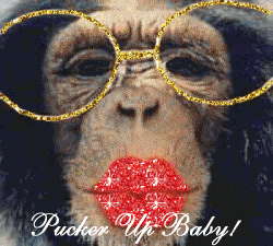 kisses_monkey_red_glitter_lips.gif