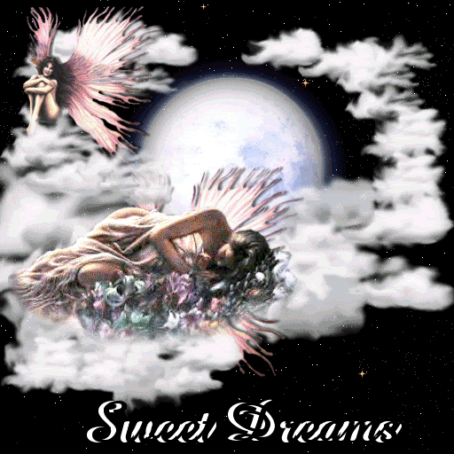 sweet dreams angels _n cloud