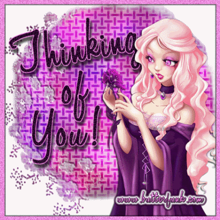 Thinking Of You Purple Rose Girl