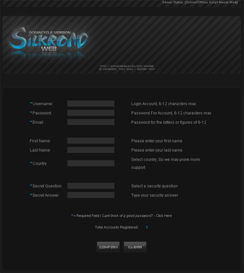whhacker93 - [Silkroad - Website] - RaGEZONE Forums