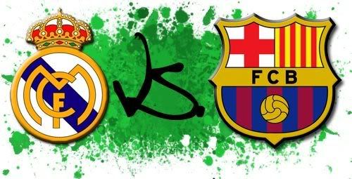 barcelona vs real madrid logo. FC Barcelona vs Real Madrid