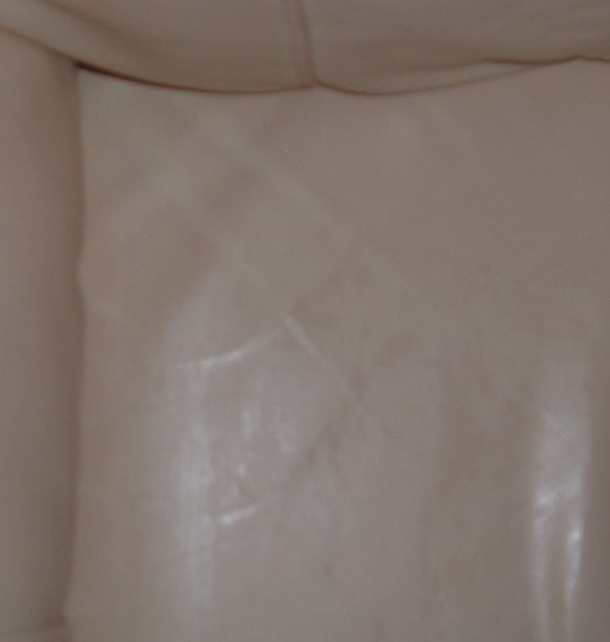 how to get dye off white leather
