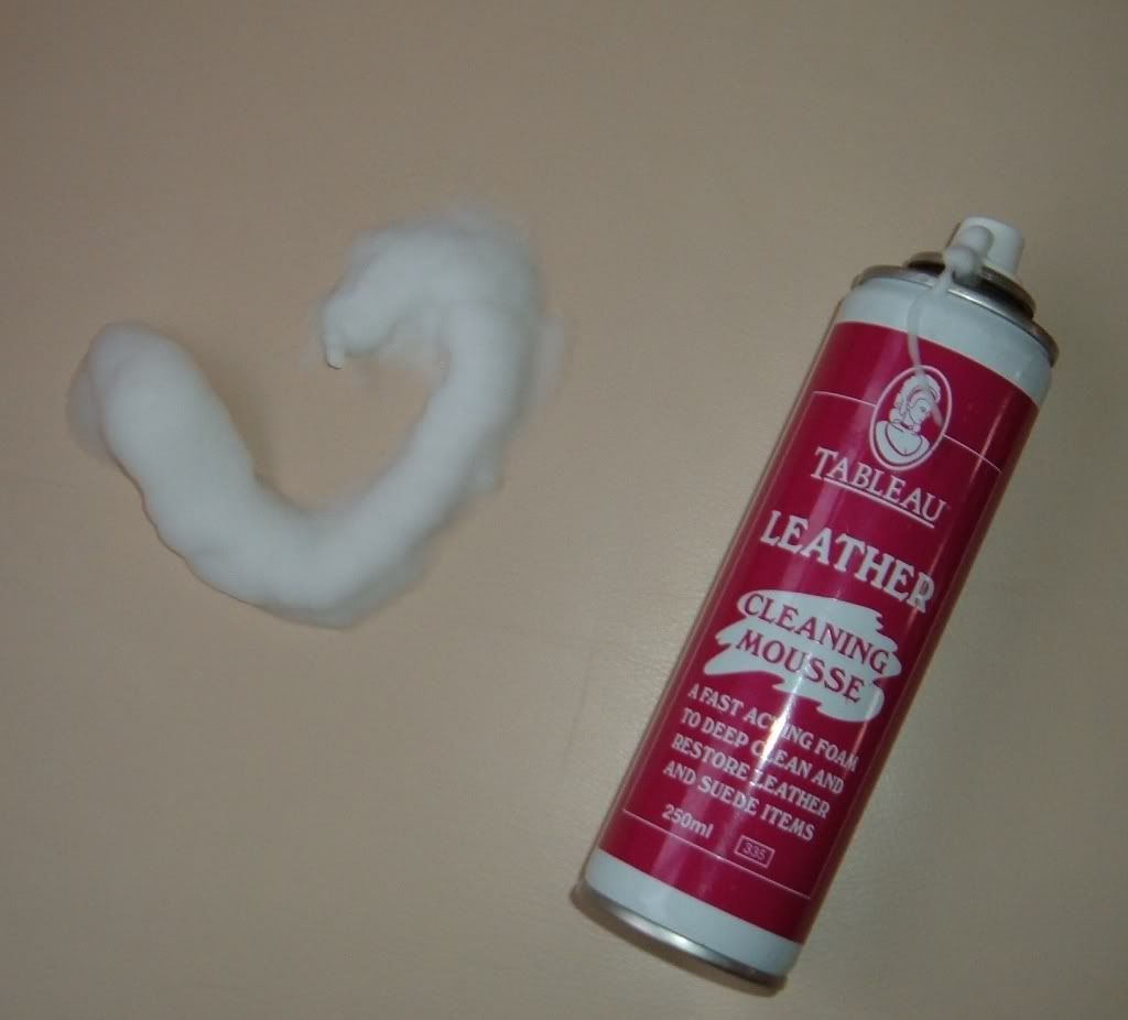 how to get dye off white leather