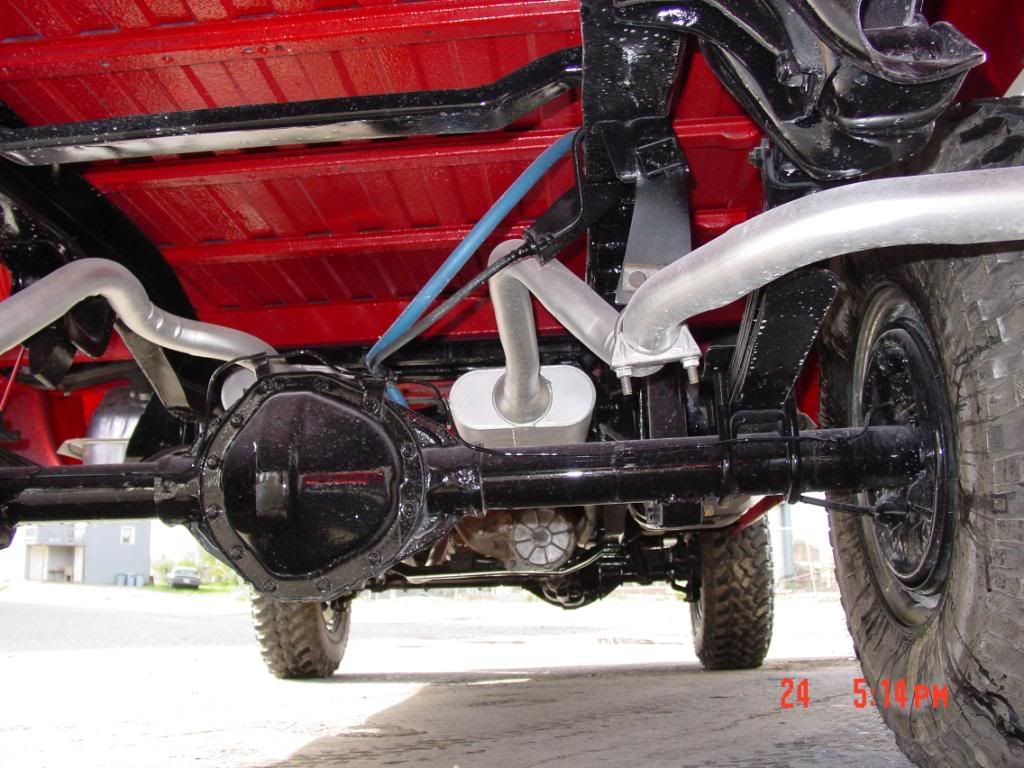 square body dual exhaust