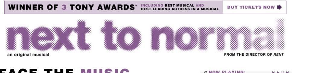 The 'next to normal' site seems to have a typo...