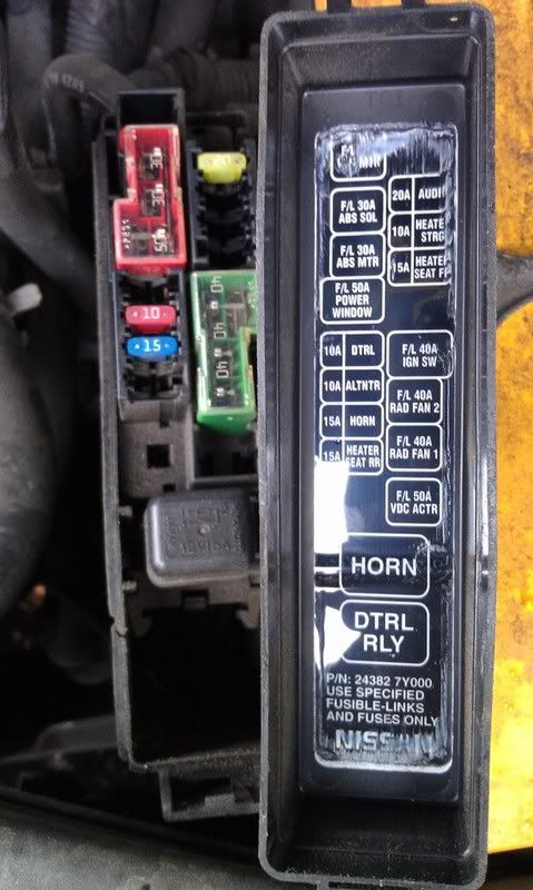 Where is the fuse box in a nissan maxima #3