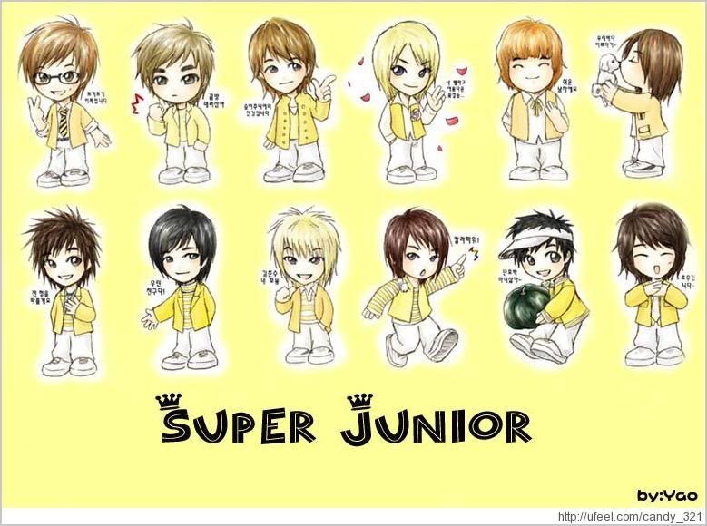  Super Junior Cartoon ...... ((   )),