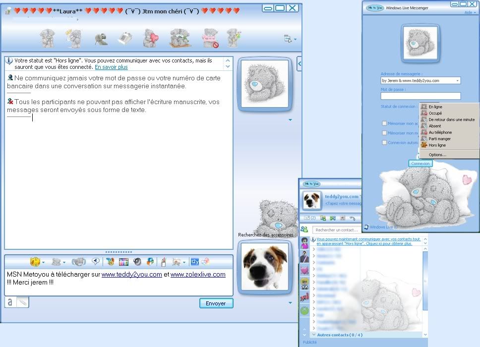 [PROGETTO]ORSETTO TADDY TEDDY SKIN MSN PER LIVE MESSENGER PLUS BY ATTILAL[colombo bt org] preview 0