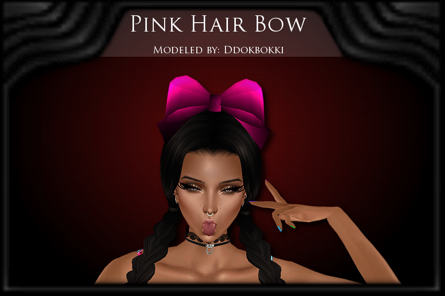  photo Pink Hair Bow.png