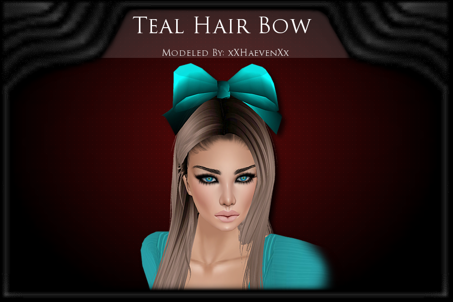  photo Teal bow.png