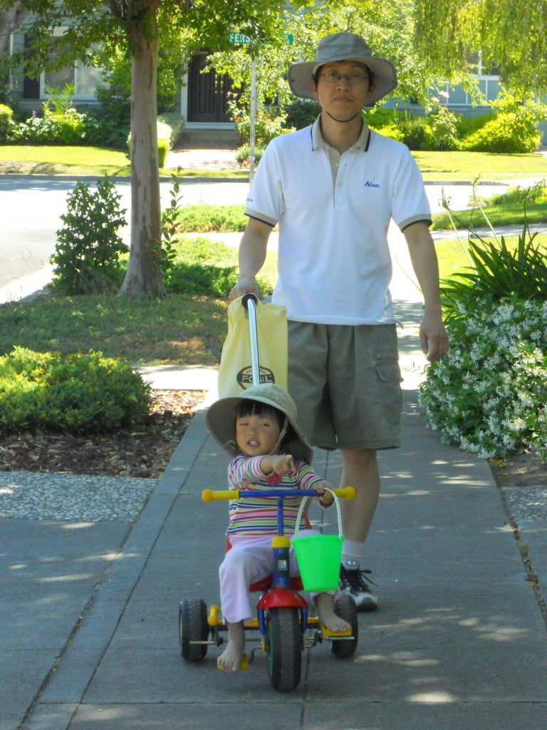 Riding to the park