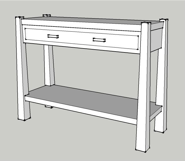 Asian Inspired Sofa Table #1: Design... - by azwoodman @ LumberJocks