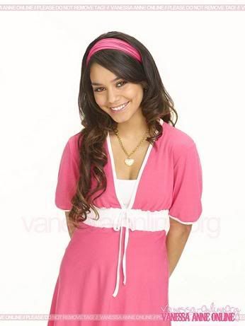 Vanessa Hudgens in pink dress