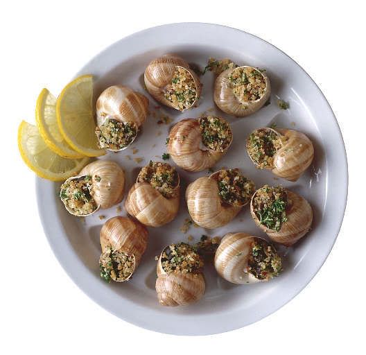 garlic snails