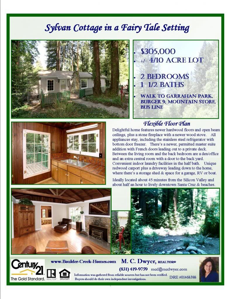 185 Sylvan Way Cottage in a Fairy Tale Setting