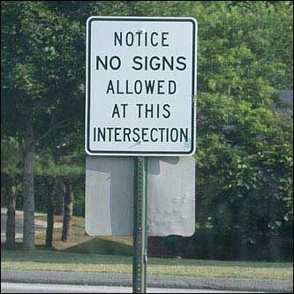 dumb road signs