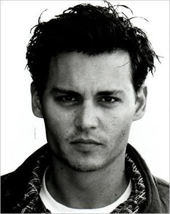 johnny depp short hair. johnny depp