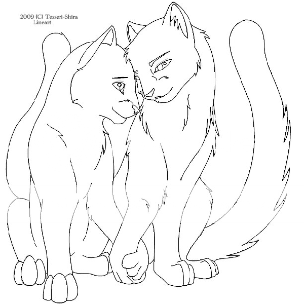 Warrior Cats Mates Coloring Pages Coloring Pages