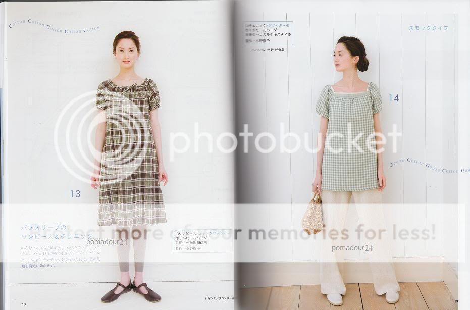 GAUZE LINEN COTTON SUMMER CLOTHES   Japanese Craft Book  
