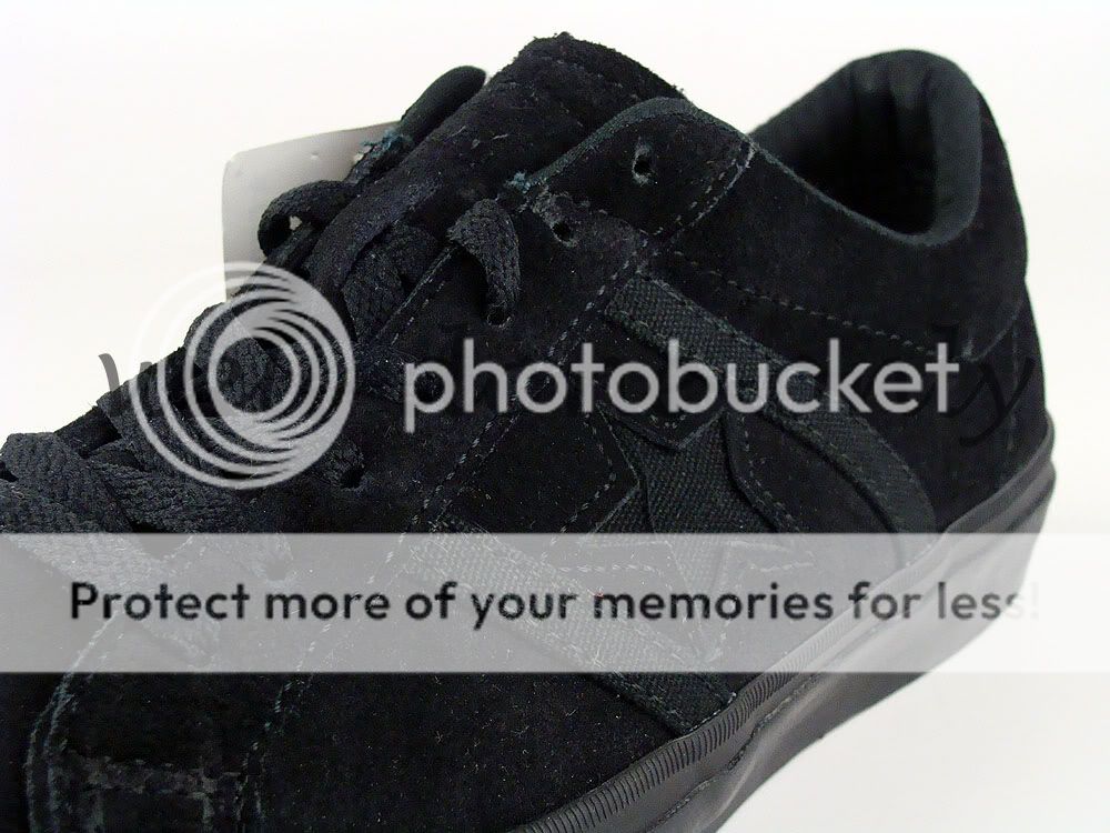   OX vtg black suede leather mens skate shoes sneakers NIB  