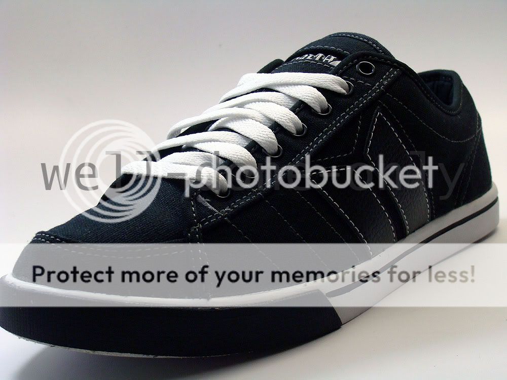 Macbeth Manchester black white vegan tennis skate shoes  