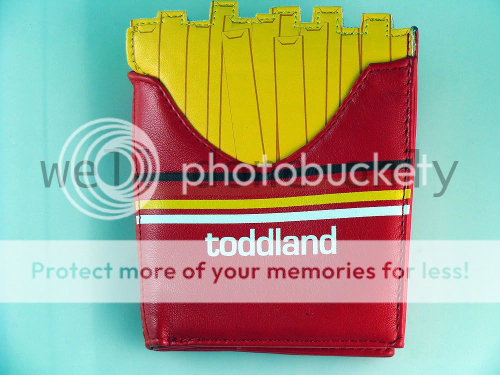 new Toddland FRENCH FRIES restaurant wallet FUNNY gift  