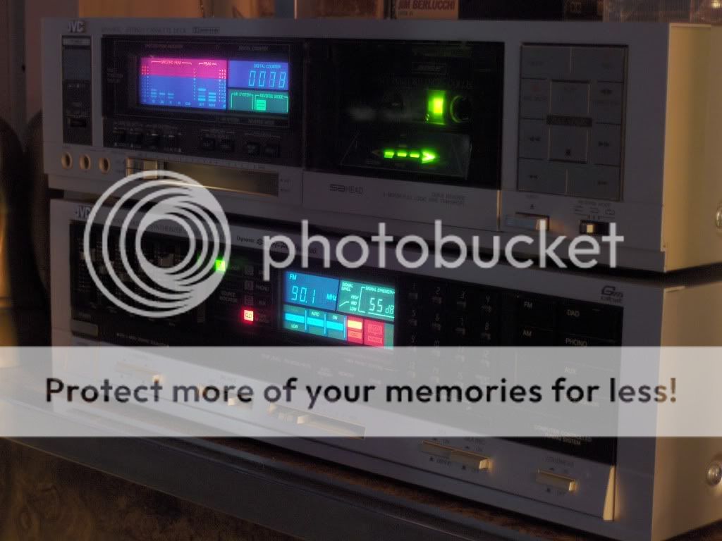 ... my mom's KD-V400 from 1986. That is by far one of the best Decks I've  ever heard. Very smooth operator, quiet transports, and I love those  flashing bars ...